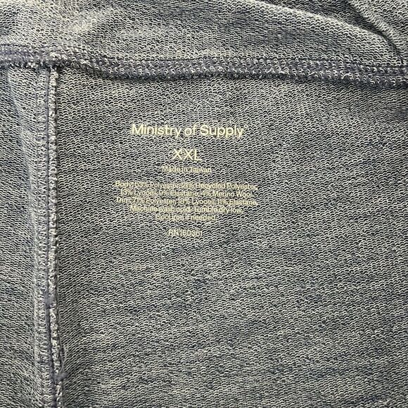 NWT Ministry Of Supply Women’s Fusion Terry Jogger in Indigo Heather Size XXL - Picture 11 of 15
